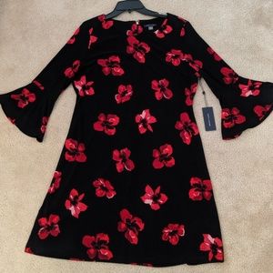 NWT Tommy Hilfiger Bell Sleeve Jersey Knit Dress